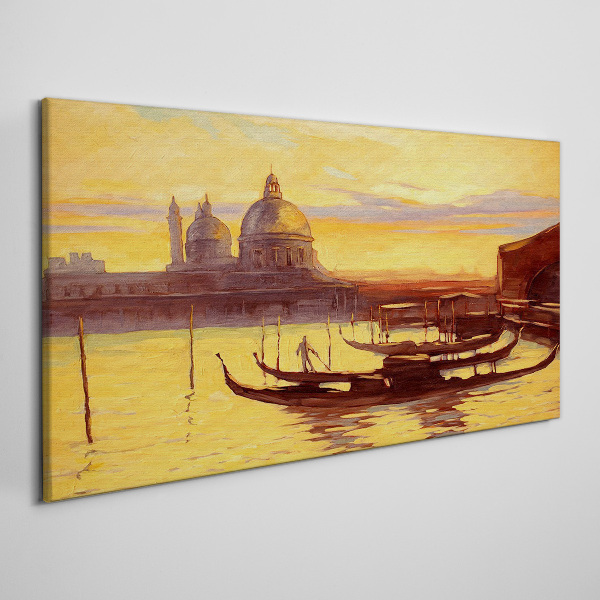 Foto op canvas De gouden wateren van Venetië