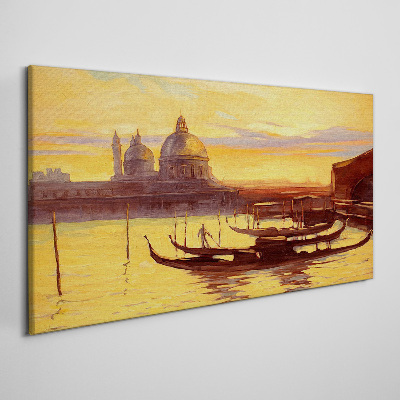 Foto op canvas De gouden wateren van Venetië