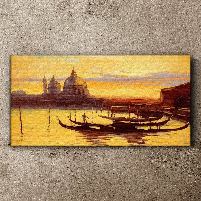 Foto op canvas De gouden wateren van Venetië