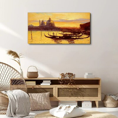 Foto op canvas De gouden wateren van Venetië