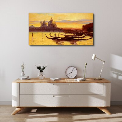 Foto op canvas De gouden wateren van Venetië