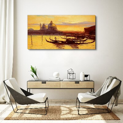 Foto op canvas De gouden wateren van Venetië