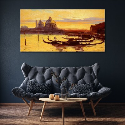 Foto op canvas De gouden wateren van Venetië