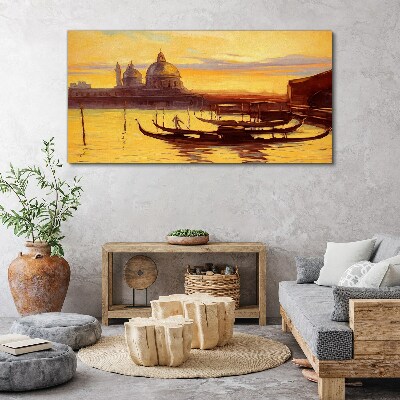 Foto op canvas De gouden wateren van Venetië