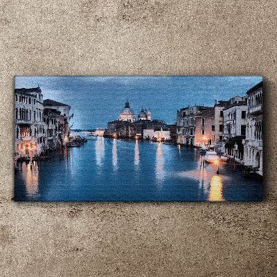 Foto op canvas Venetië in het avondlicht