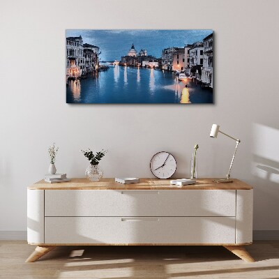 Foto op canvas Venetië in het avondlicht