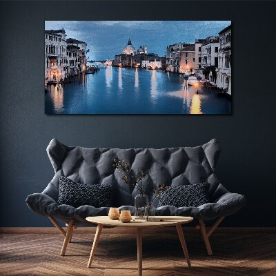 Foto op canvas Venetië in het avondlicht