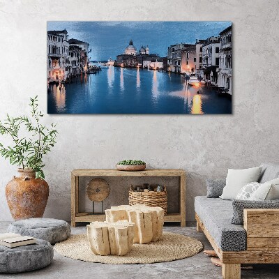 Foto op canvas Venetië in het avondlicht
