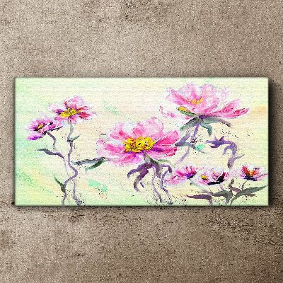 Foto op canvas Bloemendromen in delicate tinten