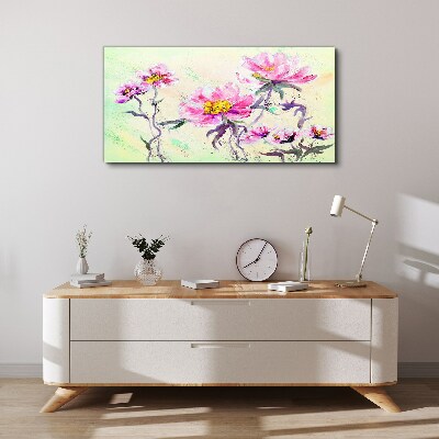 Foto op canvas Bloemendromen in delicate tinten