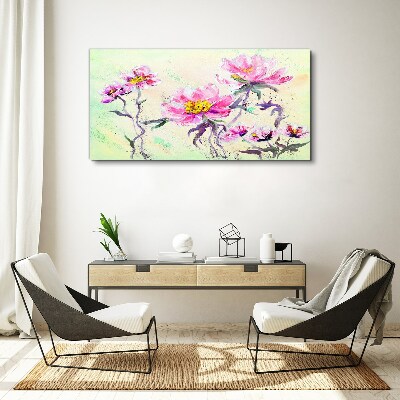 Foto op canvas Bloemendromen in delicate tinten