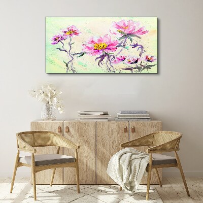 Foto op canvas Bloemendromen in delicate tinten