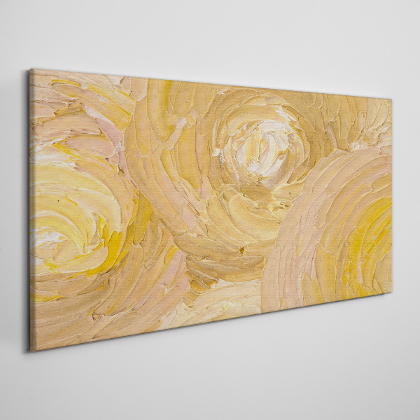Foto op canvas Beige spiralen in zacht licht
