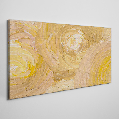 Foto op canvas Beige spiralen in zacht licht