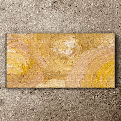 Foto op canvas Beige spiralen in zacht licht