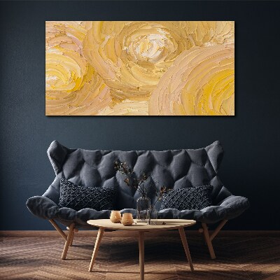 Foto op canvas Beige spiralen in zacht licht