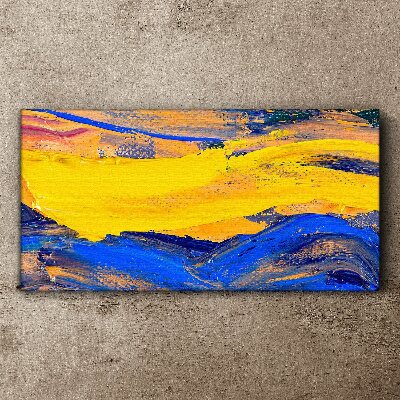 Schilderij op doek De kleuren van de lucht en de zee