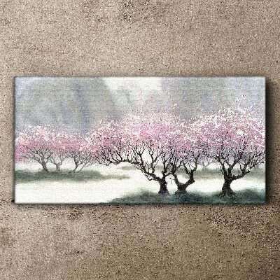 Schilderij op doek Lentebloei