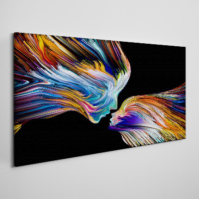 Foto op canvas De kleuren van liefde en emoties