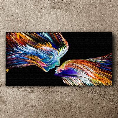 Foto op canvas De kleuren van liefde en emoties