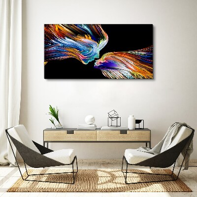 Foto op canvas De kleuren van liefde en emoties