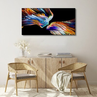 Foto op canvas De kleuren van liefde en emoties