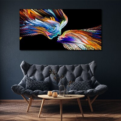 Foto op canvas De kleuren van liefde en emoties