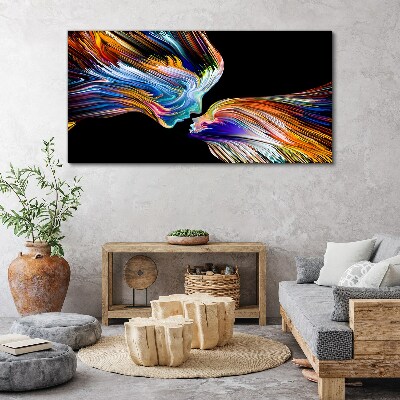 Foto op canvas De kleuren van liefde en emoties