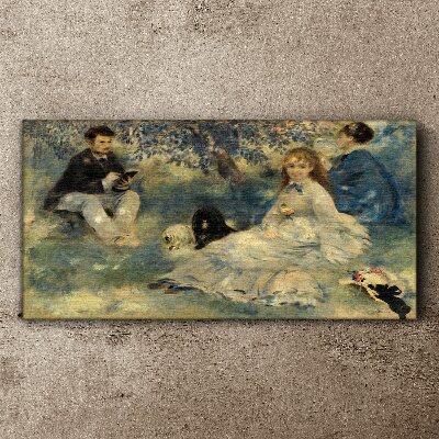 Canvas schilderij Zomerpicknick in het park