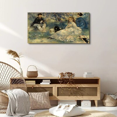 Canvas schilderij Zomerpicknick in het park