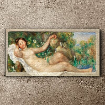 Schilderij op doek Vrede in de zomertuin