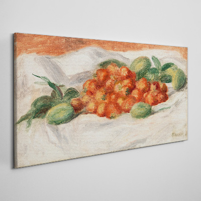 Foto op canvas Fruitboeket op een witte achtergrond