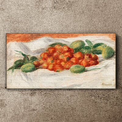Foto op canvas Fruitboeket op een witte achtergrond
