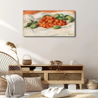 Foto op canvas Fruitboeket op een witte achtergrond