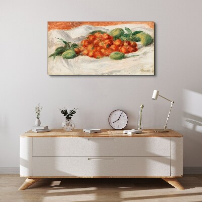 Foto op canvas Fruitboeket op een witte achtergrond