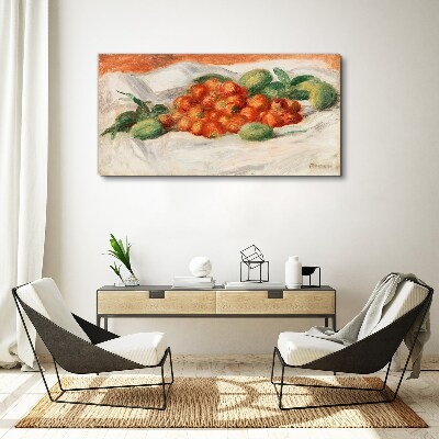 Foto op canvas Fruitboeket op een witte achtergrond