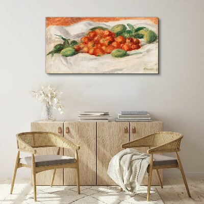 Foto op canvas Fruitboeket op een witte achtergrond