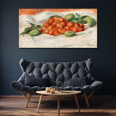 Foto op canvas Fruitboeket op een witte achtergrond