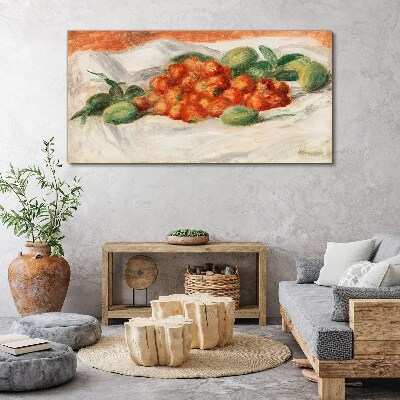 Foto op canvas Fruitboeket op een witte achtergrond