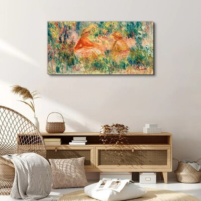 Foto op canvas Een zomermiddag in de tuin