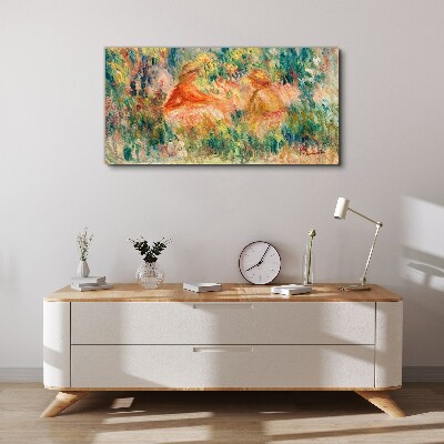 Foto op canvas Een zomermiddag in de tuin