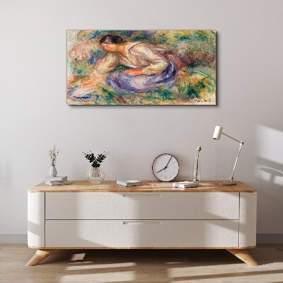 Schilderij op doek Onderdompeling in de natuur