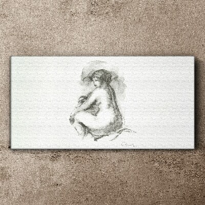 Schilderij op doek Naakten in de schaduw