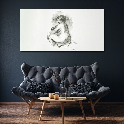 Schilderij op doek Naakten in de schaduw