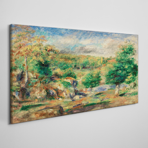 Canvas schilderij Zomerlandschap