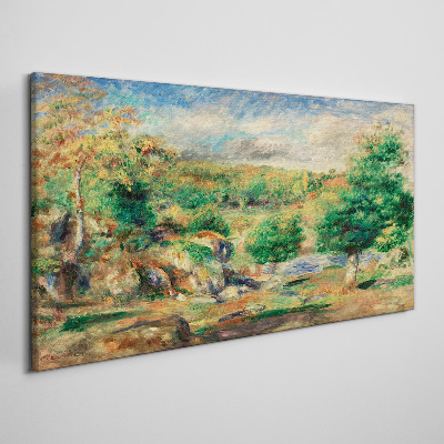 Canvas schilderij Zomerlandschap