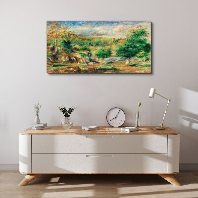 Canvas schilderij Zomerlandschap