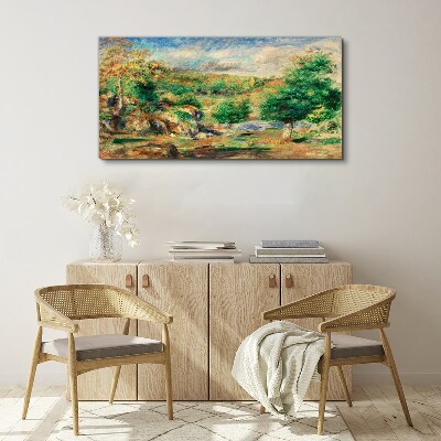 Canvas schilderij Zomerlandschap