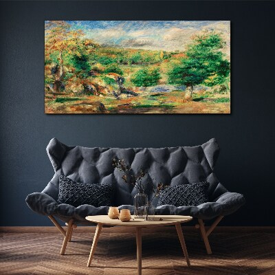 Canvas schilderij Zomerlandschap