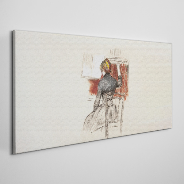 Canvas schilderij Muziek in stilte